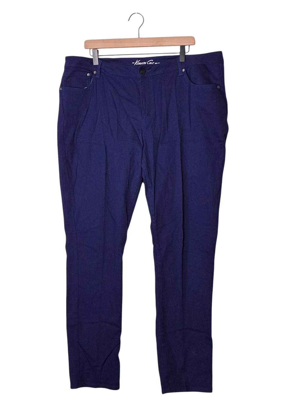 Kenneth Cole | Blue high rise skinny straight jeans classic denim size 18W